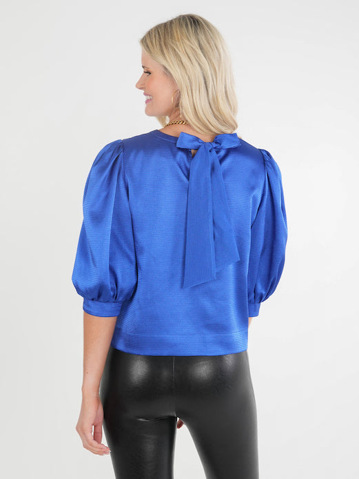 Emily McCarthy Bella Top in Dazzling Blue