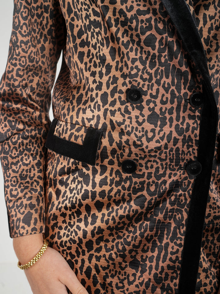 Emily McCarthy Blazer in Lady Leopard