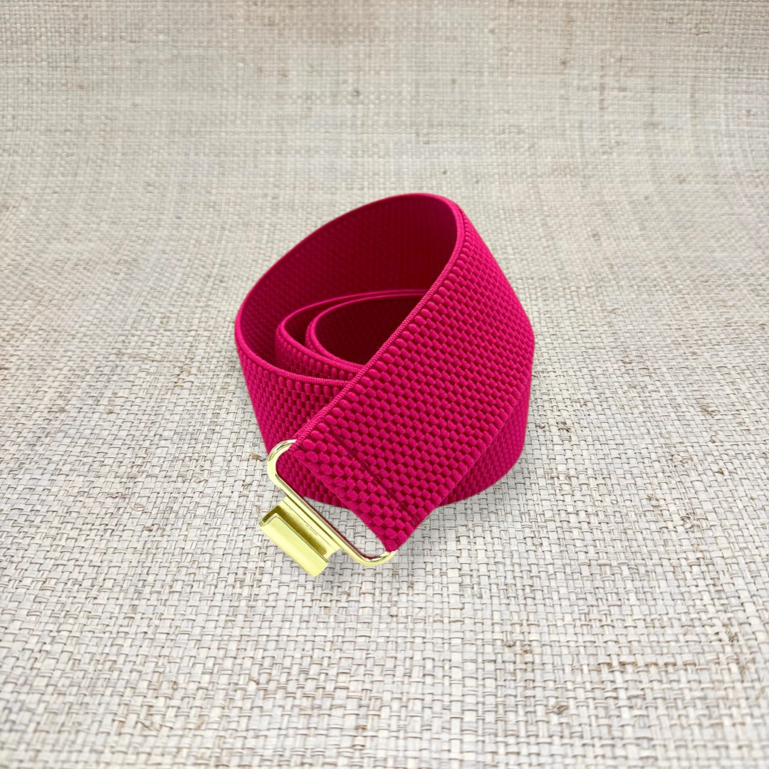 Stretch Band Belt in Pink by Garland Bags