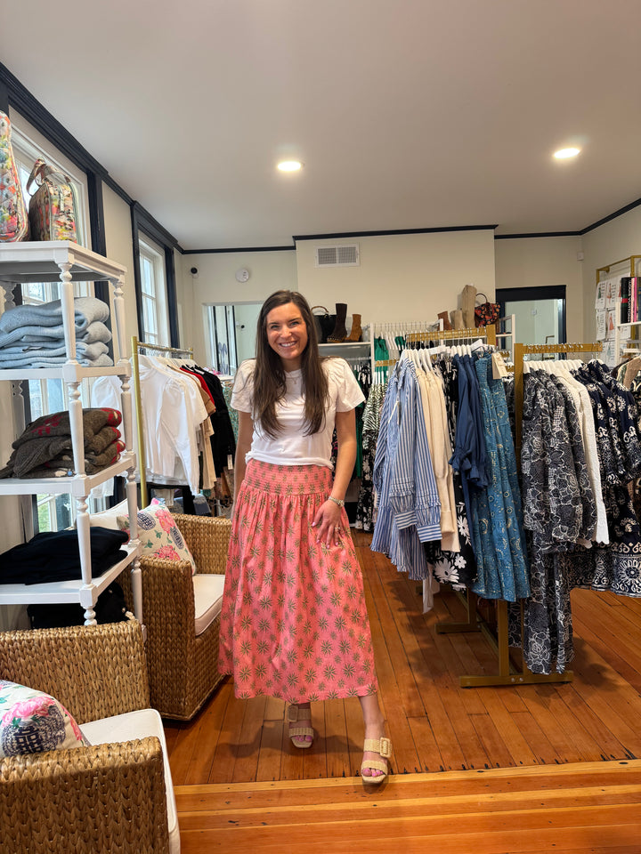 Betsy Skirt/Dress in Potomac Petals by Holly Shae