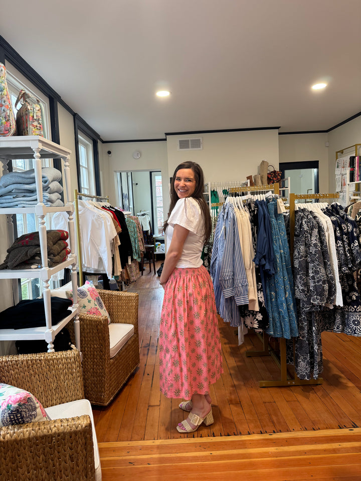 Betsy Skirt/Dress in Potomac Petals by Holly Shae