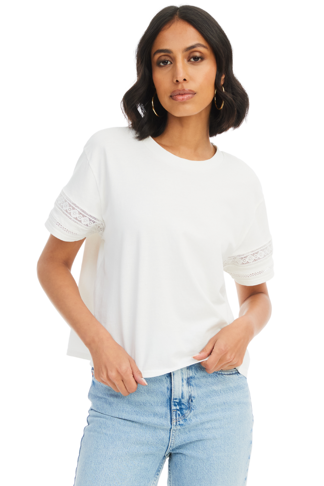 Iris Tee in White by ALLISON New York