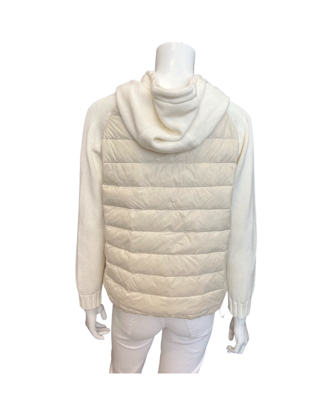 Cortland Jacket in Beige and White Cotton by Cortland Park