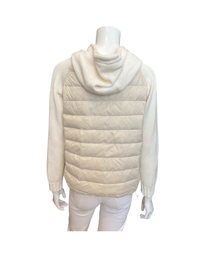 Cortland Jacket in Beige and White Cotton by Cortland Park