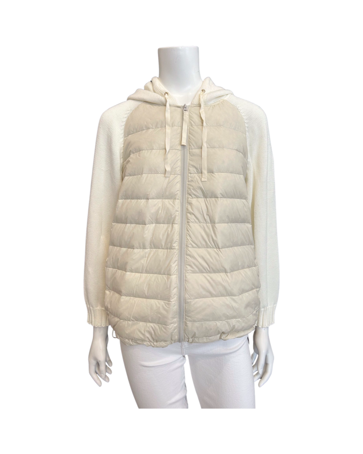 Cortland Jacket in Beige and White Cotton by Cortland Park