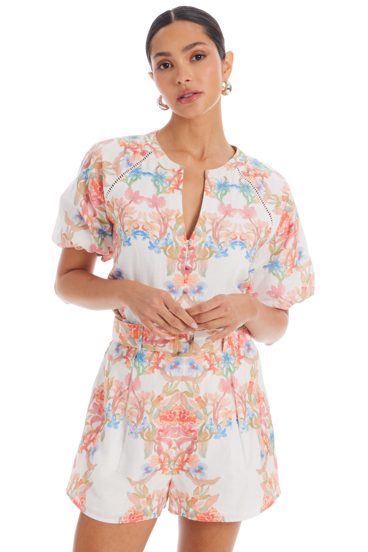 Tracy Shorts in Floral Arches by ALLISON New York