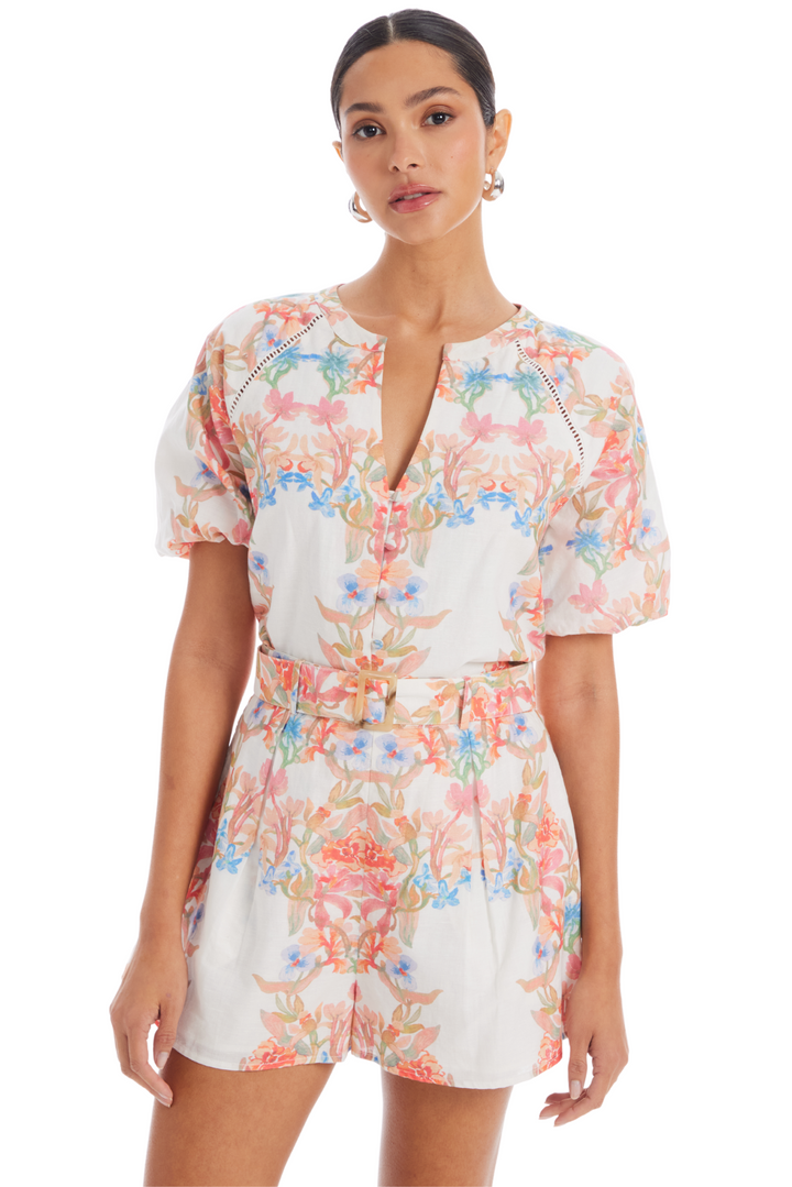 Josephine Top in Floral Arches by ALLISON New York