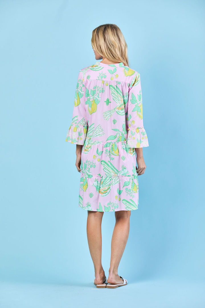 Caty Dress in Blushing Songbird by Sheridan French