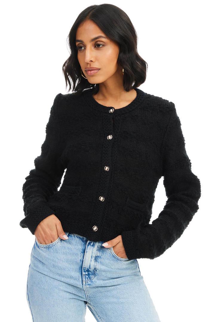 Lucy Cardigan in Black by ALLISON