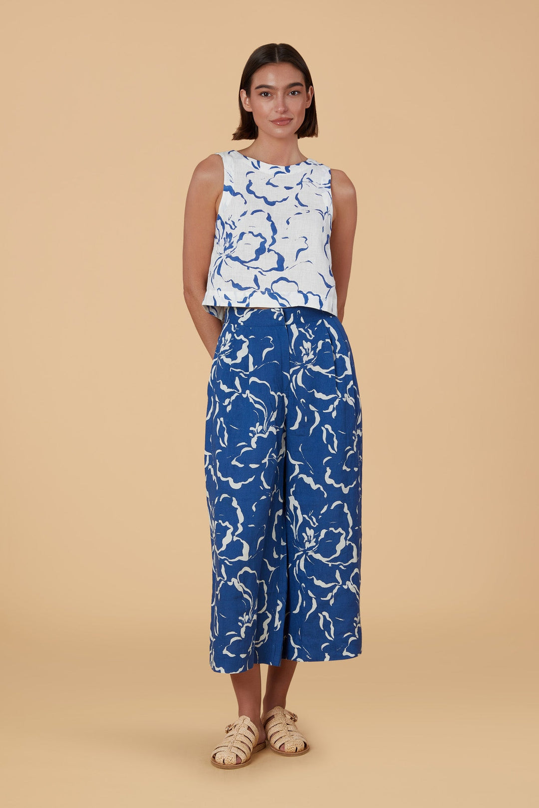 Nadia Pants in Ibisco by Olivia by Livro