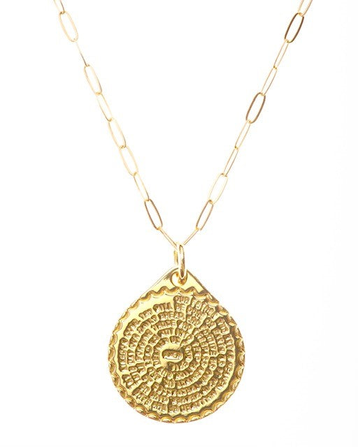 Allison Avery  Lord's Prayer Medallion Chain