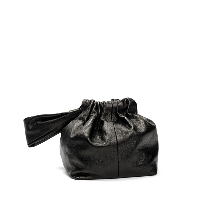 Lemiz Mariposa Black Metallic Bag