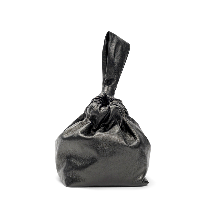 Lemiz Mariposa Black Metallic Bag