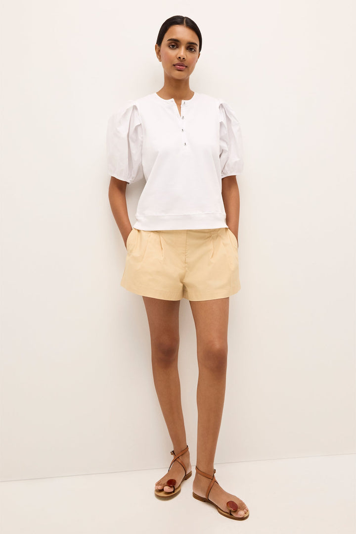 Kaison Top in Cool White by Marie Oliver