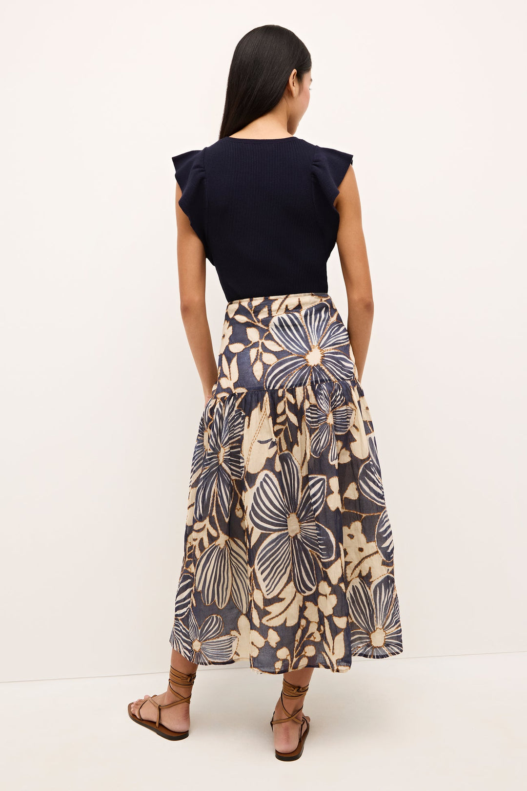 Owens Skirt in Moonflower by Marie Oliver