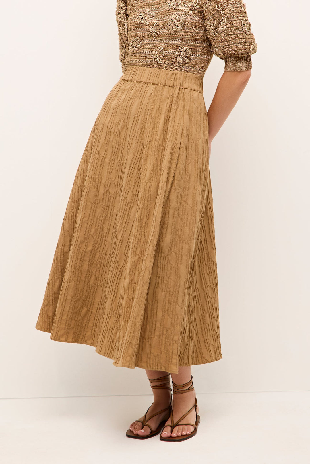 Sasha Skirt in Latte by Marie Oliver