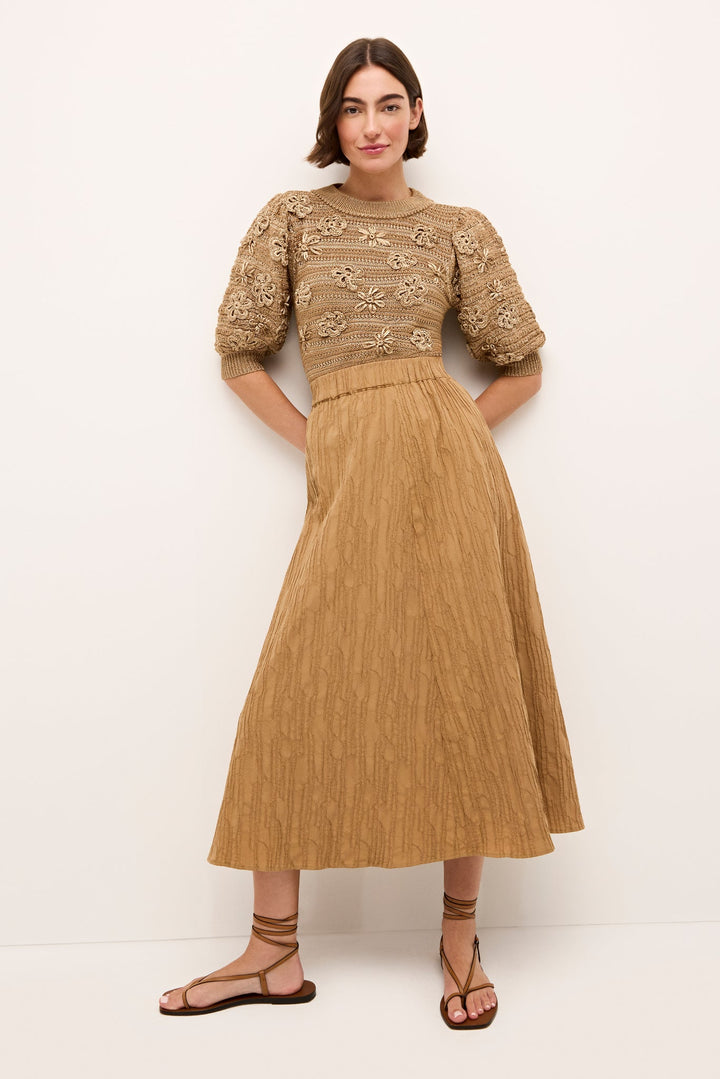 Sasha Skirt in Latte by Marie Oliver