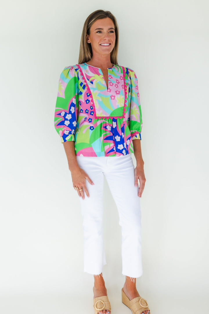 Stella Top in Paradise Punch by Mary George