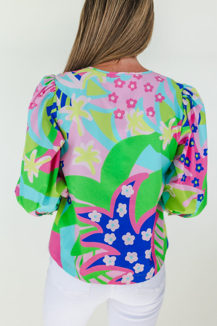 Stella Top in Paradise Punch by Mary George