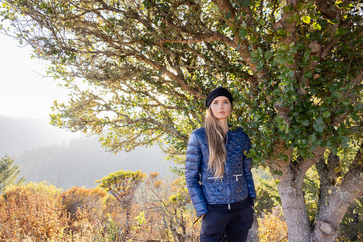 Anorak The Mini Puffer in Blue Spruce