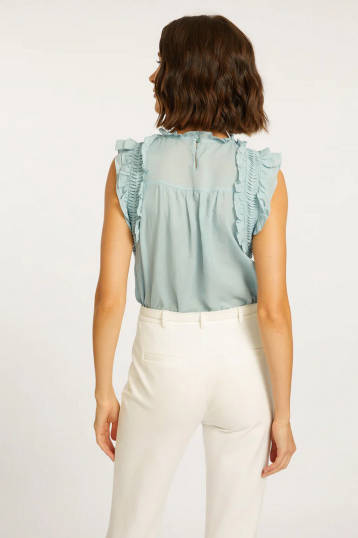 Micheline Sterling Blue Top by Caballero