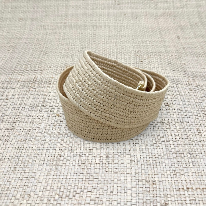 Stretch Raffia Belt Band by Garland Bags