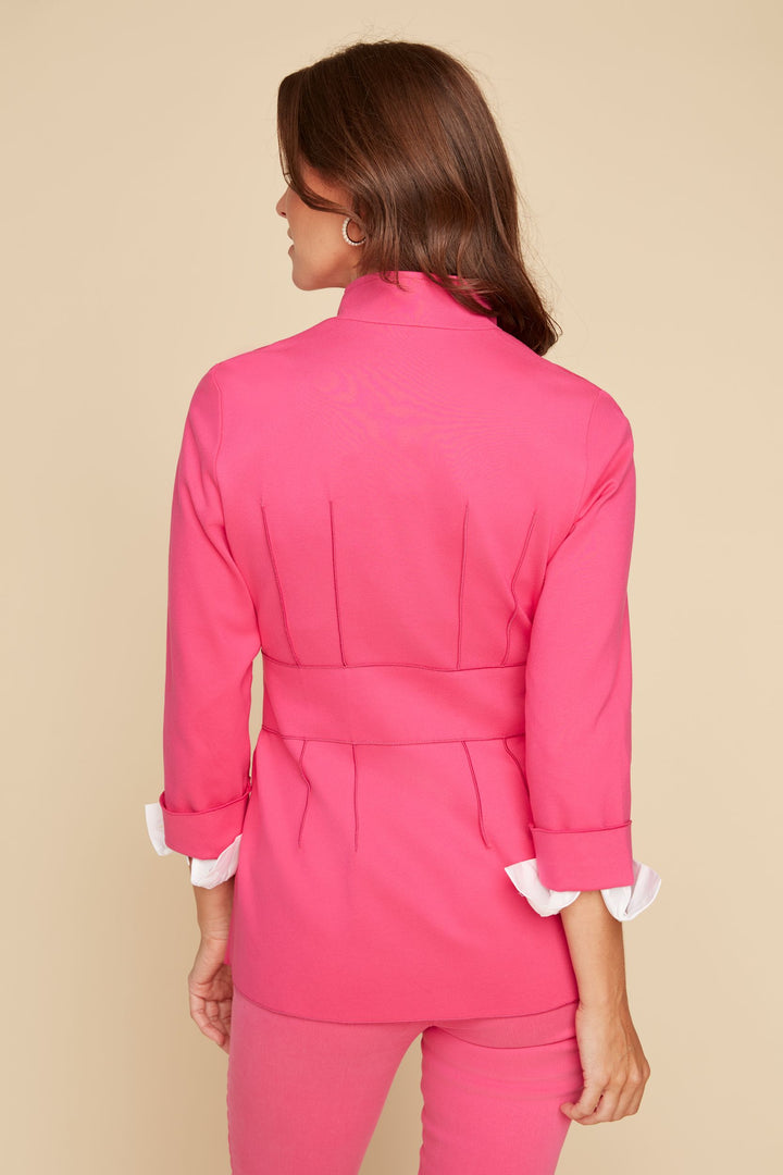 Sashed Jacket in Watermelon Pink by Renuar