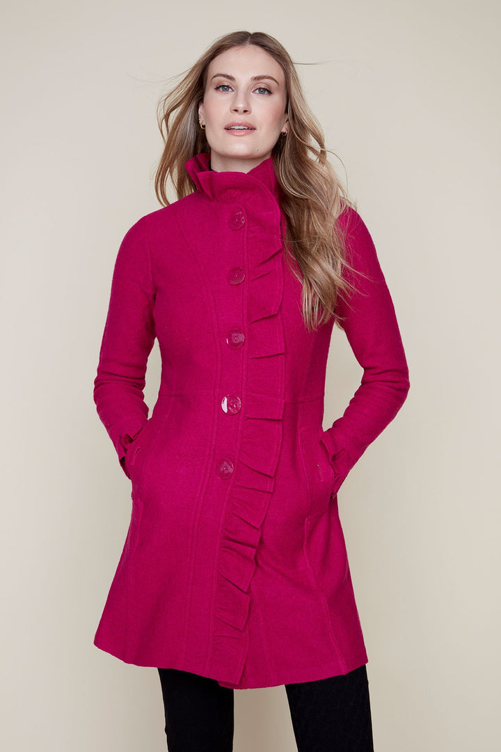 Renuar Beautiful Knit Jacket in Orchid