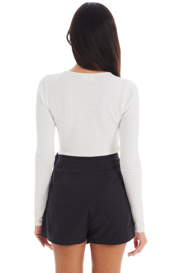 Solid Rita Top in Ivory by ALLISON New York