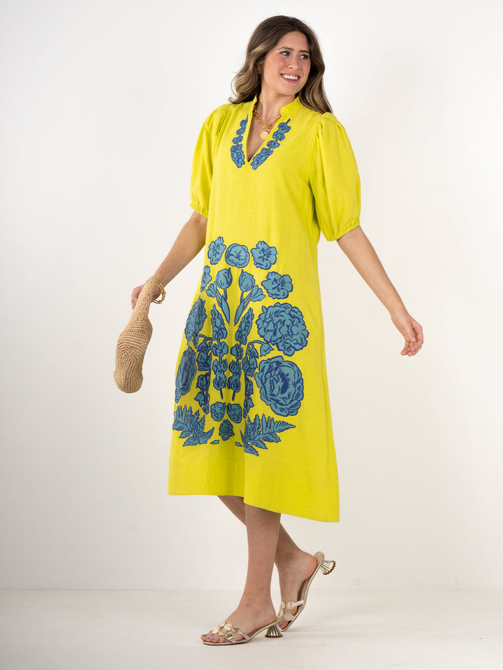 Hampton Dress in Joy Bouquet by Emily McCarthy