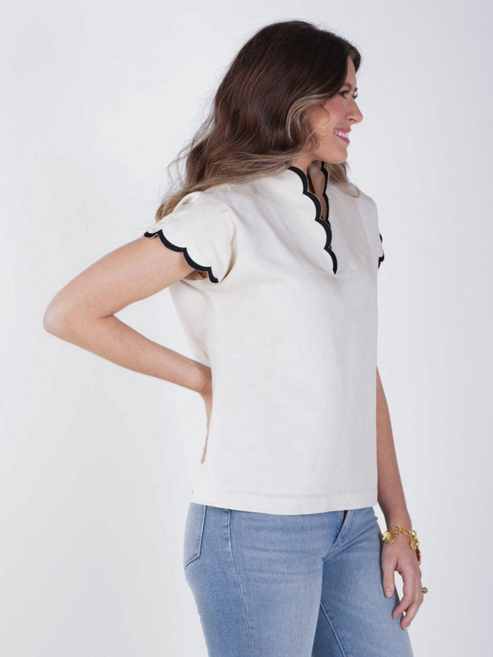 Orchid Top in Birch by Emily McCarthy