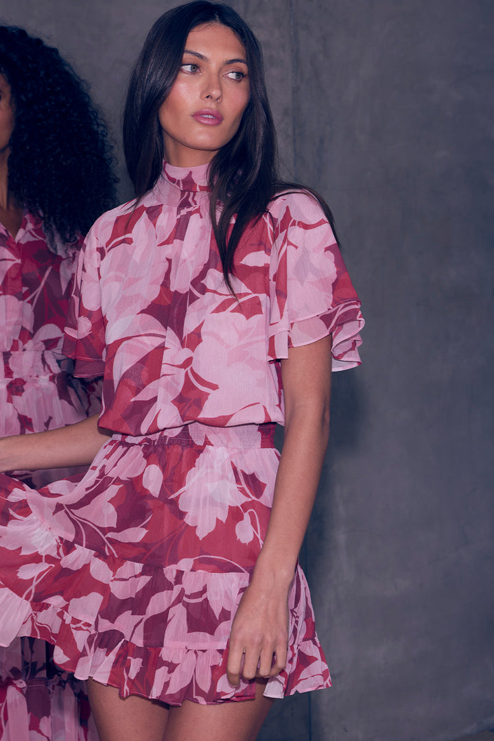 Saffie Dress in Flora Rosada by Misa