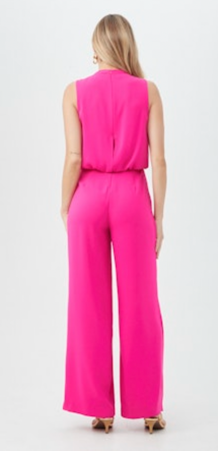 Bleeker Jumpsuit in Petal Pink by Trina Turk