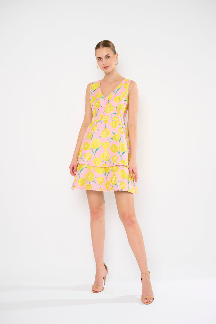 Terina Dress in Tulip Day by Flora Bea