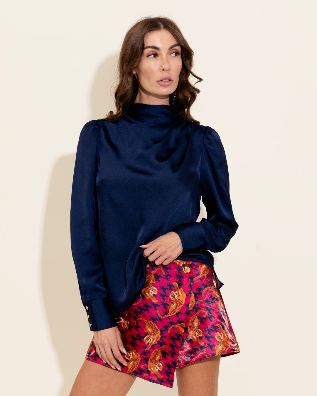 Alden Adair Scarlett Top in Midnight