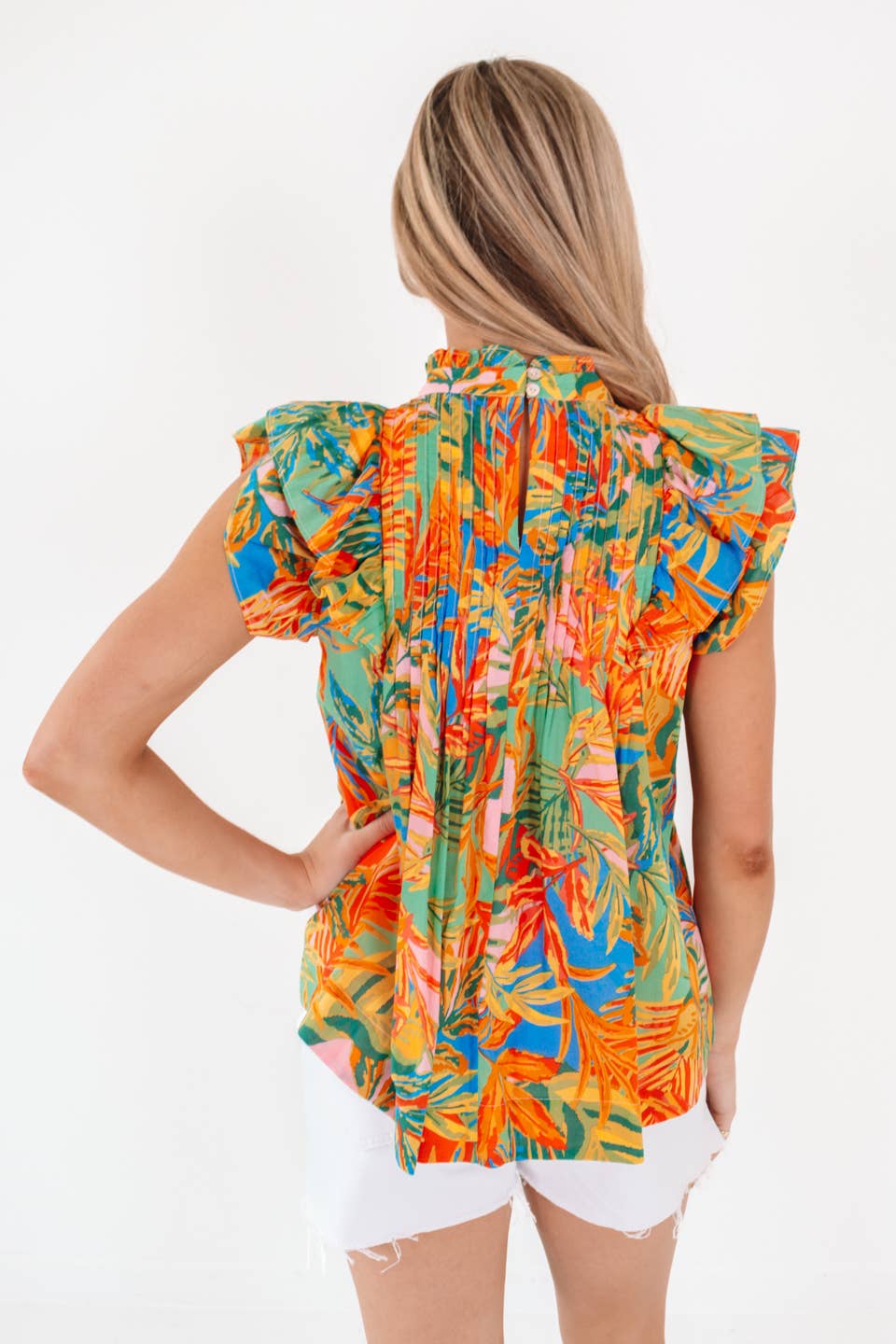 The Paloma Pleated Top by J. Marie