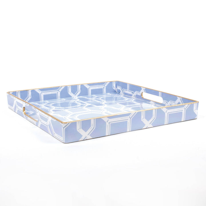 8 Oak Lane Bamboo Trellis Square Tray