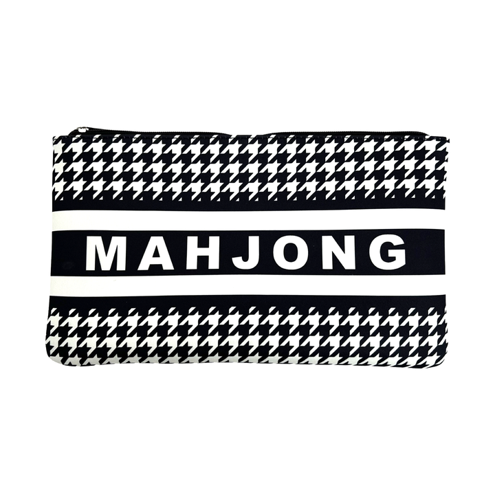 Houndstooth Game Night Mahjong Bag