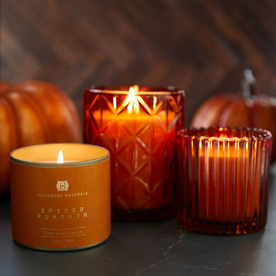 Hillhouse Naturals Spiced Pumpkin in Tin Candle 9oz