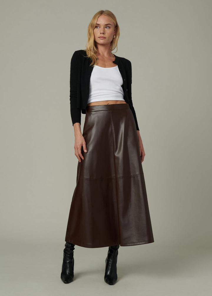 Joe's Jeans The Tavi Vegan Leather Skirt