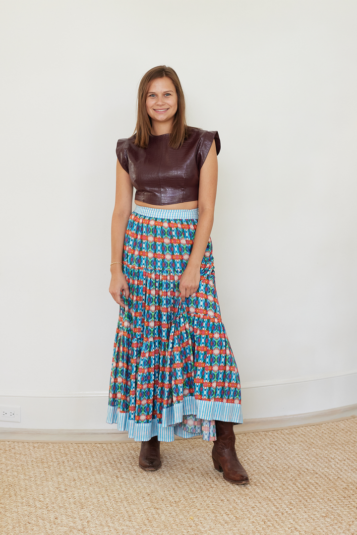 Brooks Avenue Triple Tiered Maxi Skirt