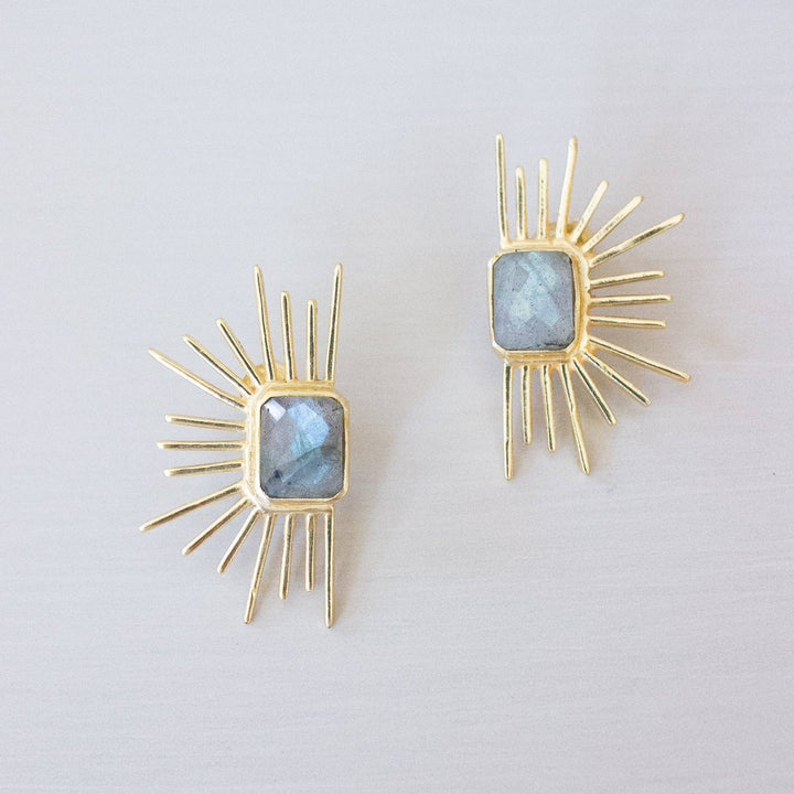 Ever Alice Chloe Earrings | Labradorite