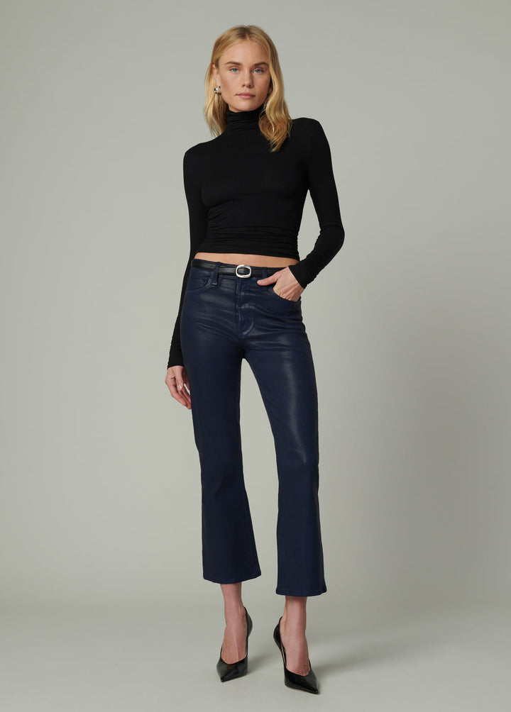 Joe's Jeans The Callie Coated Bootcut in Navy