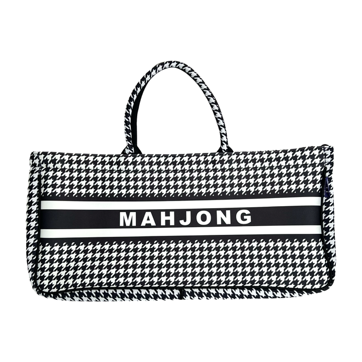 Houndstooth Game Night Mahjong Bag