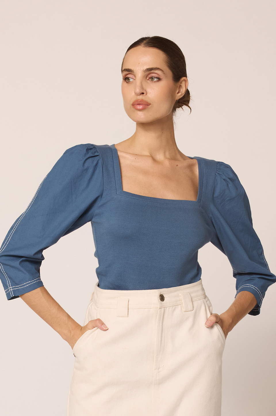 Skye Top in Bluefin by Cleobella