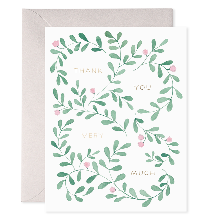 Thank You Vine Greeting Card