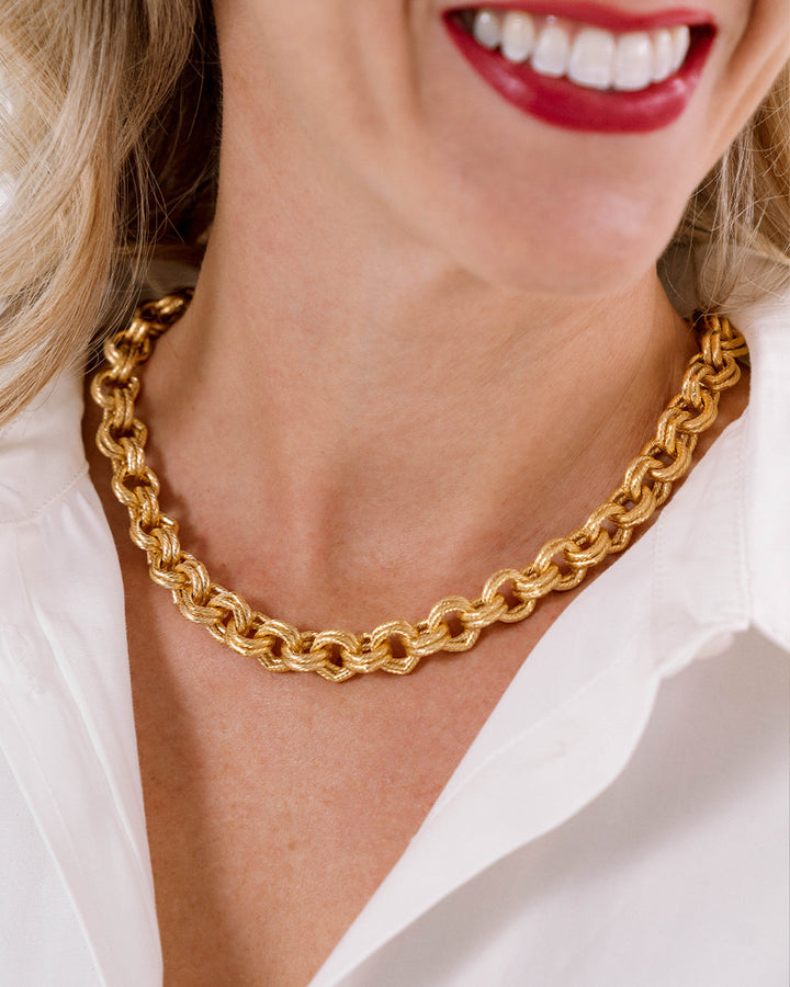 Susan Shaw Gold Chain Necklace