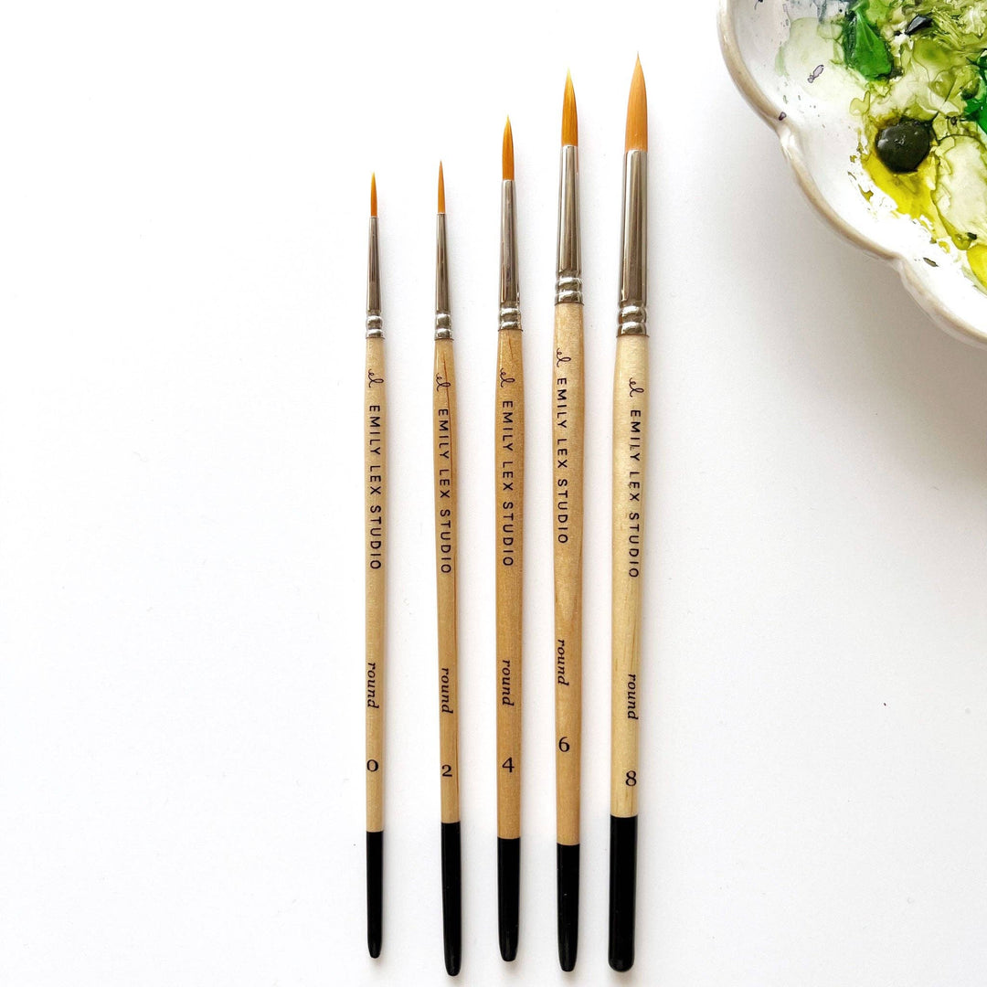 Emily Lex Watercolor paintbrush set