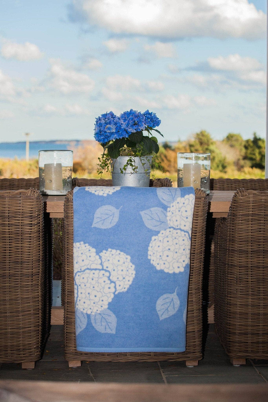 Hydrangeas Bluebell Blanket