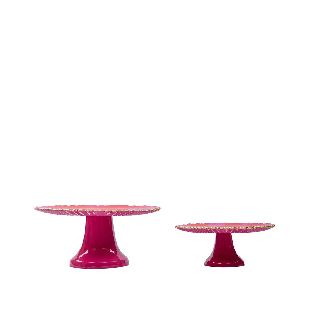 Jaye's Studio Charlotte Buffalo Enameled Cake Stand